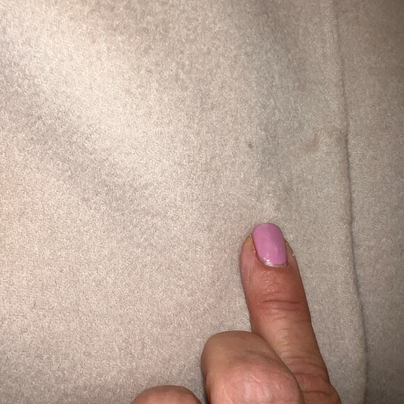 NAP Loungewear 100% Wool Hooded Belted Oversized Coat Large Pockets Tan Size S - Picture 8 of 14